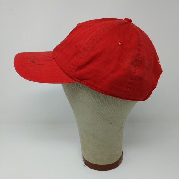Las Vegas Bear's Best Golf Course Dobber Slideback Hat Embroidered Logo Red - Picture 6 of 13